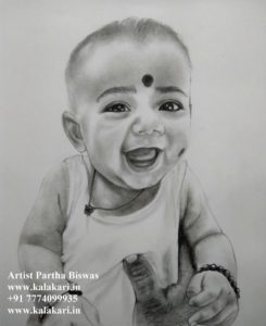 Child pencil sketch