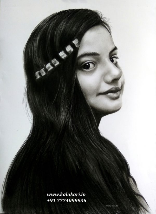 Charcoal drawing