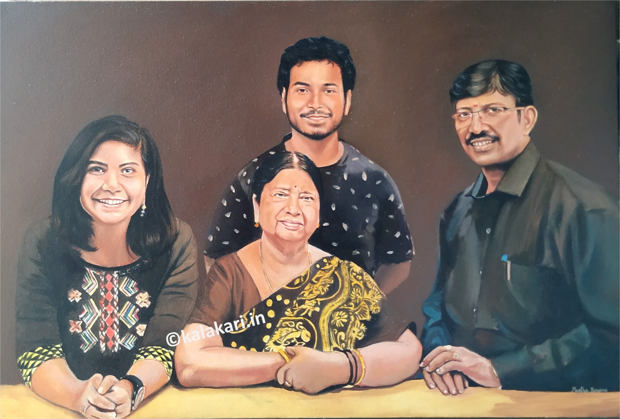 Photo to oil painting|Custom oil portrait|Oil painting on canvas|kalakari